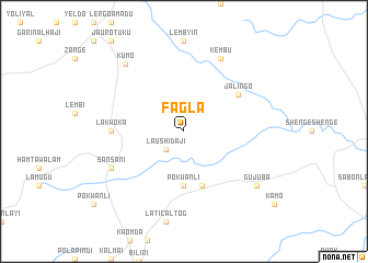 map of Fagla