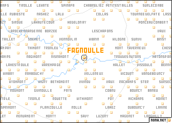 map of Fagnoulle