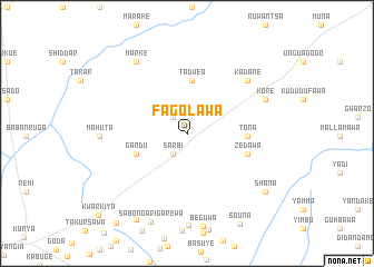 map of Fagolawa