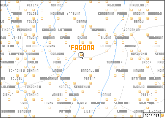 map of Fagona