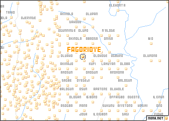 map of Fagorioye