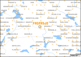 map of Fagrasjö