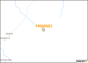 map of Fagúndez