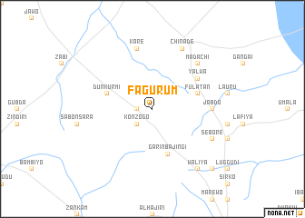 map of Fagurum