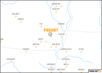 map of Fagwat