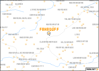 map of Fahaduff