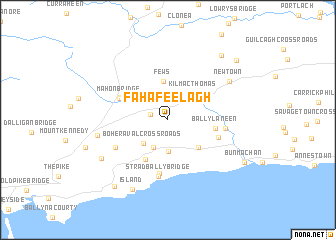 map of Fahafeelagh