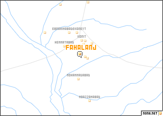 map of Fahālanj