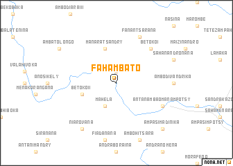 map of Fahambato