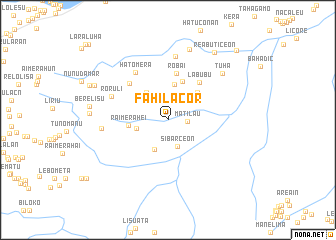 map of Fahilacor