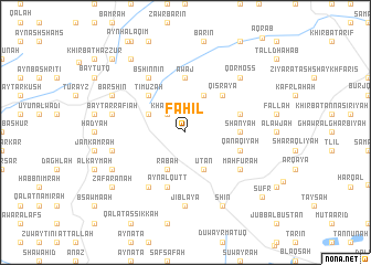 map of Fāḩil