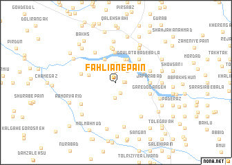 map of Fahlīān-e Pā\