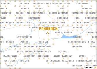 map of Fahnbach