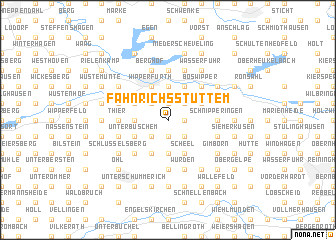 map of Fähnrichsstüttem