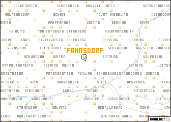 map of Fahnsdorf