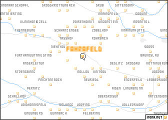 map of Fahrafeld