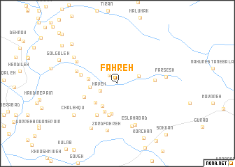 map of Fahreh