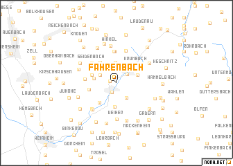 map of Fahrenbach