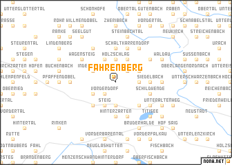 map of Fahrenberg