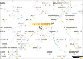 map of Fahrendorf