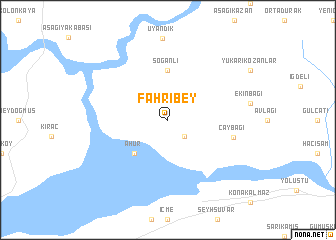 map of Fahribey