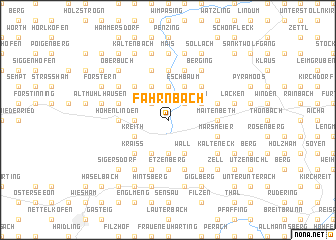 map of Fahrnbach