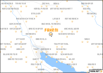 map of Fahrni