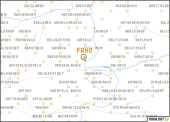 map of Fahr