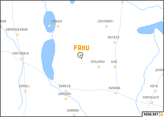 map of Fahu