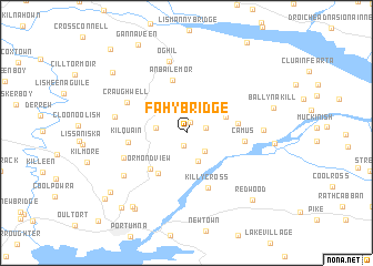 map of Fahy Bridge