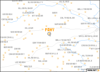 map of Fahy