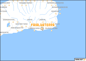 map of Faial da Terra