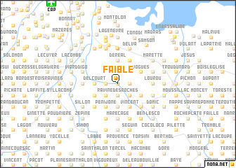 map of Faible