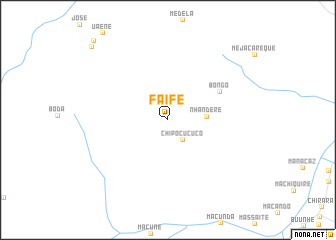 map of Faífe