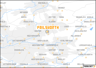 map of Failsworth