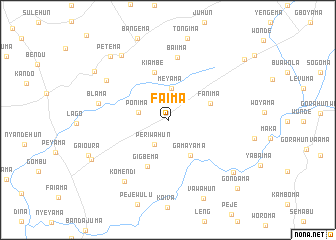 map of Faima