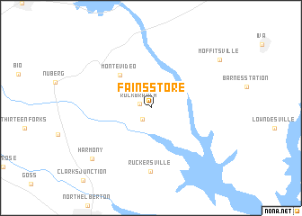 map of Fains Store