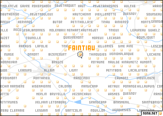 map of Faintiau