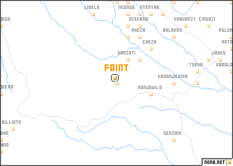 map of Faint