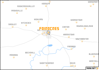 map of Fair Acres