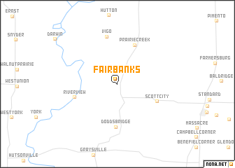 map of Fairbanks