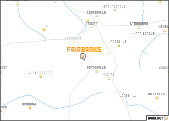 map of Fairbanks