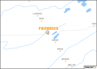 map of Fairbanks