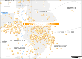 map of Fairbrook Condominium