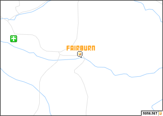 map of Fairburn