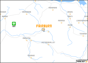 map of Fairburn