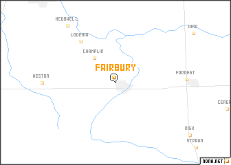 map of Fairbury