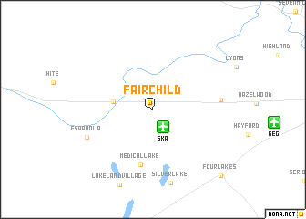 map of Fairchild