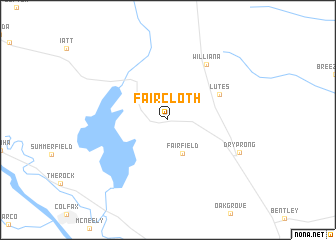 map of Faircloth