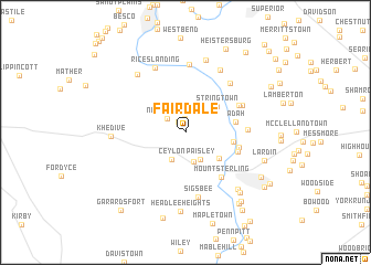 map of Fairdale